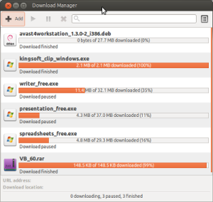 Steadyflow download manager handal untuk Ubuntu 12.04 ...